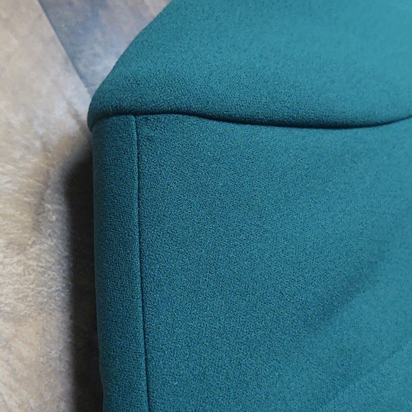 DKNY Emerald Green Ruched sleeve Blazer sz 8 Petite women - Picture 11 of 13